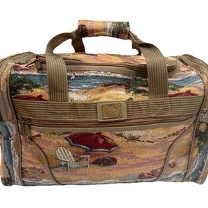 Vintage Pioneer Express Tapestry Beach Duffel Travel Bag Weekend Luggage